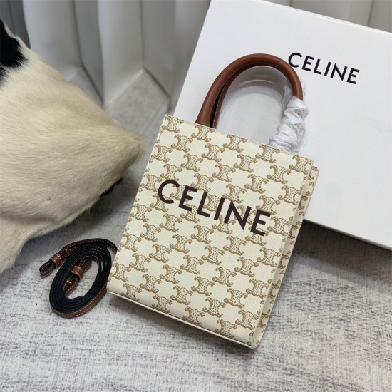 Celine Hand Bag,Shoulder Bags 008 Triomphe Mini Tote 