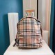 Burberry Check-print Backpack in Brown