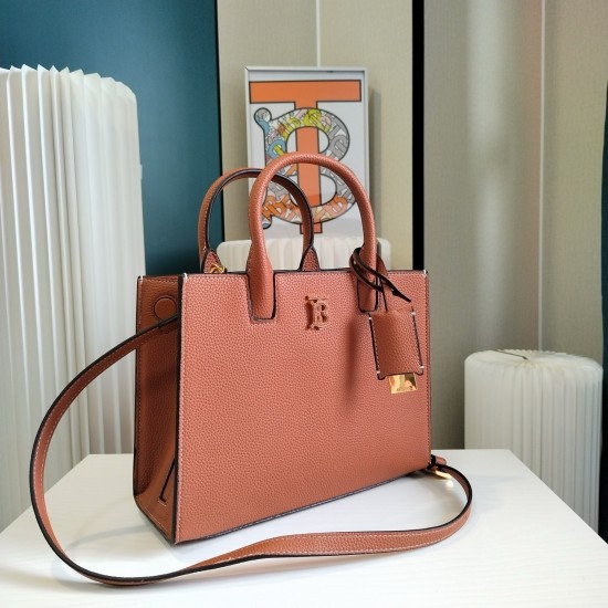 Burberry Mini Frances Bag In Orange