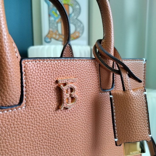 Burberry Mini Frances Bag In Orange