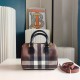 Burberry Mini Bowling Bag in Dark Birch Brown