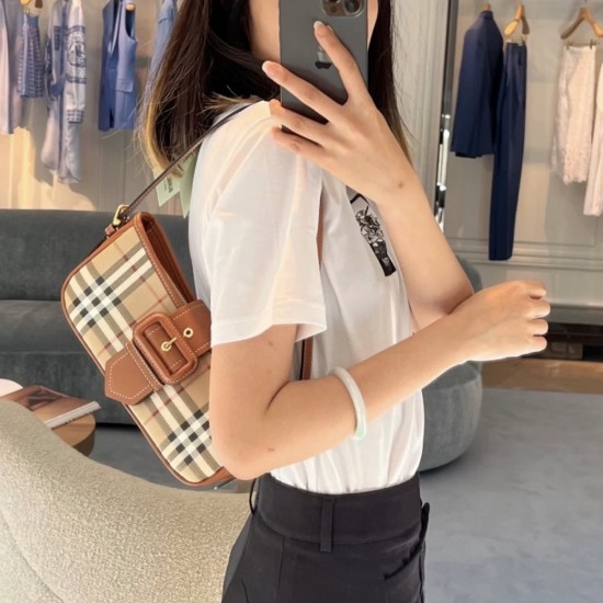 Burberry Sling Vintage Check Shoulder Bag