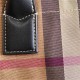 Burberry Cotton Canvas Vintage Check Tote Bag