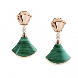 BVLGARI DIVAS' DREAM Earrings With Green Mother-of-pearl