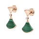 BVLGARI DIVAS' DREAM Earrings With Green Mother-of-pearl