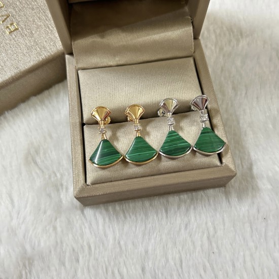 BVLGARI DIVAS' DREAM Earrings With Green Mother-of-pearl