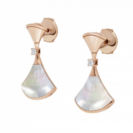 BVLGARI DIVAS' DREAM Earrings With White Mother-of-pearl