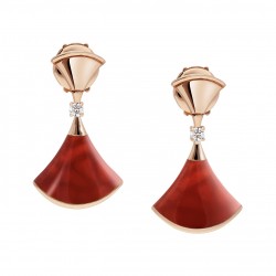 BVLGARI DIVAS' DREAM Earrings With Red Mother-of-pearl