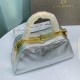 BVLGARI Serpentine Small Top Handle Bag in Silver