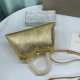 BVLGARI Serpentine Small Top Handle Bag in Gold