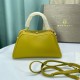 BVLGARI Serpentine Small Top Handle Bag in Yellowish Green