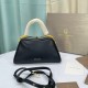 BVLGARI Serpentine Small Top Handle Bag in Black