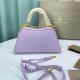 BVLGARI Serpentine Small Top Handle Bag in Violet