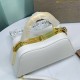 BVLGARI Serpentine Small Top Handle Bag in White