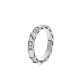 BVLGARI Serpenti Viper wedding band in 18 kt white gold, set with full pavé diamonds