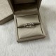 BVLGARI Serpenti Viper wedding band in 18 kt white gold, set with full pavé diamonds