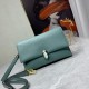 BVLGARI Leather Shoulder Bag In Teal 