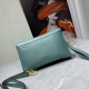 BVLGARI Leather Shoulder Bag In Teal 