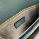 BVLGARI Leather Shoulder Bag In Teal 