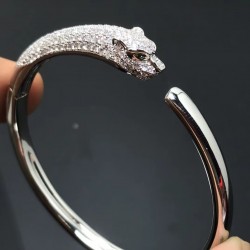 Cartier Half Full Diamond Leopard Bracelet