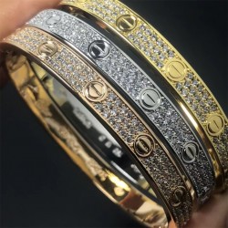 Cartier Cartier Diamond Braceletl,White Gold,Yellow Gold,Rose Gold,Set With Diamonds