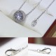 Cartier Full Diamond Necklace 45cm Length Adjustment