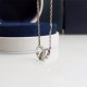 Cartier Love Necklace,Diamonds,White Gold,Rose Gold