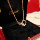 Cartier Love Necklace,Diamonds,White Gold,Rose Gold