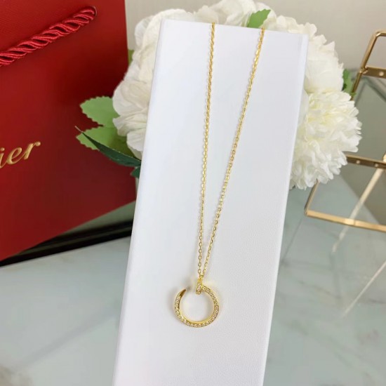 Cartier Juste Un Clou Necklace With Diamonds,Rose Gold,White Gold,Yellow Gold