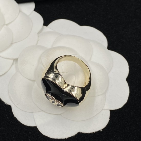 Chanel  CC Spade Heart Ring