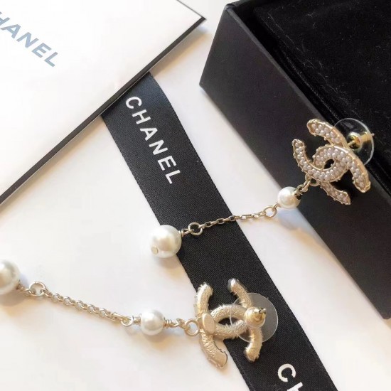 Chanel Pearl Tassel Earrings