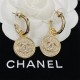 Chanel Round Diamond Stud Earrings