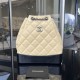 CHANEL  Backpack 005 Oil Wax Rhombus Backpack Cowhide Chain Backpack