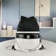 CHANEL  Backpack 002 Chanel Nylon Backpack Black And White