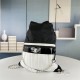 CHANEL  Backpack 002 Chanel Nylon Backpack Black And White