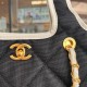 Chanel Coco Beach Tote Handbag in Beige