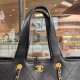 Chanel Coco Beach Tote Handbag in Black