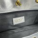 Chanel Club Monaco Shopping Tote Quilted Lambskin Large in Silver