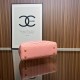 Chanel Matelasse Caviar Leather Bowling Handbag in Pink