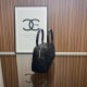 Chanel Matelasse Caviar Leather Bowling Handbag in Black