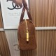 Chanel Matelasse Caviar Leather Bowling Handbag in Mocha