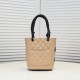 Chanel Cambon Tote Shopping Bag in Beige