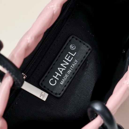 Chanel Cambon Tote Shopping Bag in Pink