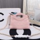 Chanel Leather CC Shoulder Bag in Pink