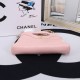 Chanel Leather CC Shoulder Bag in Pink