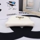 Chanel Leather CC Shoulder Bag in White