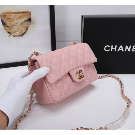 Chanel Mini Classic Flap Caviar Handbag