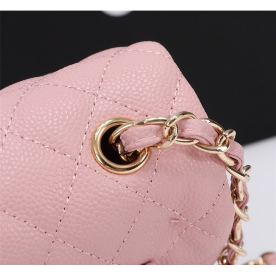 Chanel Mini Classic Flap Caviar Handbag