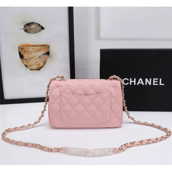 Chanel Mini Classic Flap Caviar Handbag