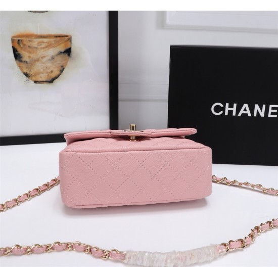 Chanel Mini Classic Flap Caviar Handbag